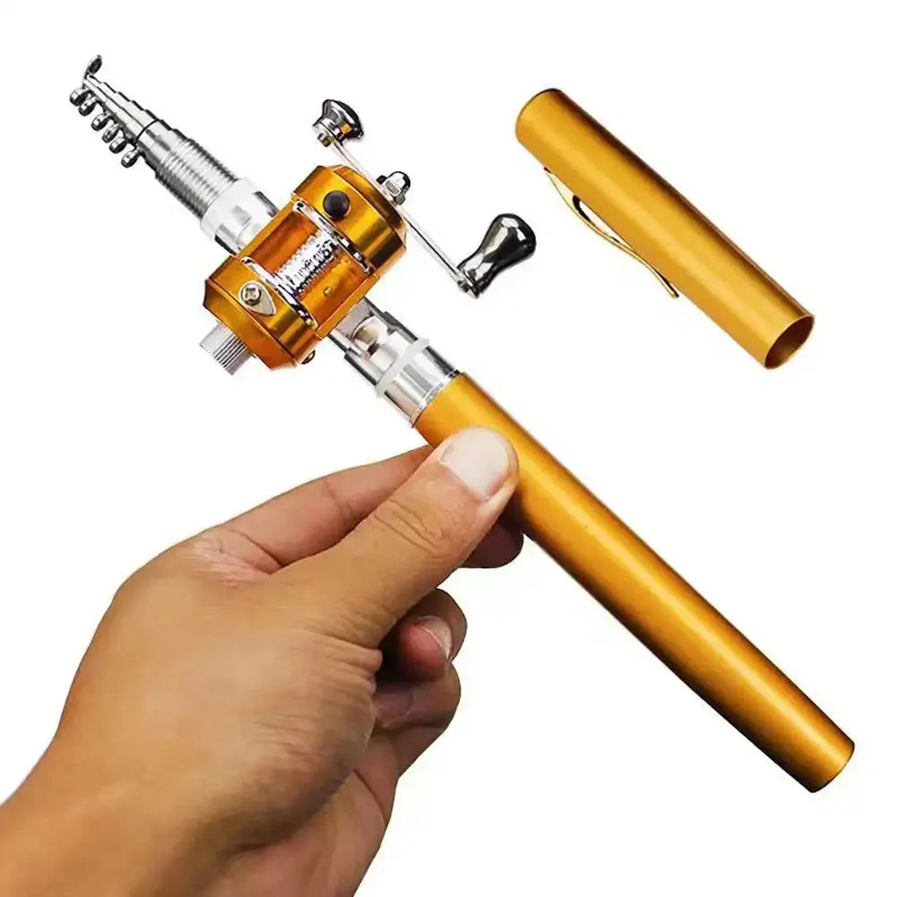 Pocket-Friendly Mini Fishing Rod
